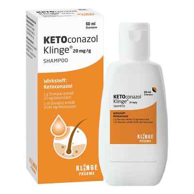 Ketoconazol Klinge 20 Mg/g Shampoo 60 ml von Klinge Pharma GmbH PZN 17390086