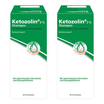 Ketozolin 2% Shampoo 2x60 ml von DERMAPHARM AG PZN 08102254