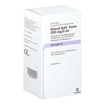 Klacid Saft Forte 250mg/5ml 100 ml von Viatris Healthcare GmbH PZN 00557576