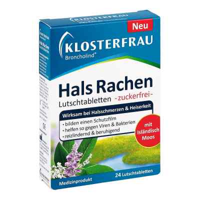 Klosterfrau Broncholind Hals Rachen Lutschtabletten 24 stk von MCM KLOSTERFRAU Vertr. GmbH PZN 11155214