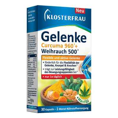Klosterfrau Gelenke Curcuma 960+Weihrauch 500 30 stk von MCM KLOSTERFRAU Vertr. GmbH PZN 17304810
