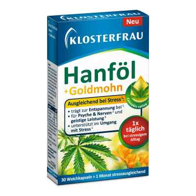Klosterfrau Hanföl+Goldmohn Kapseln 30 stk von MCM KLOSTERFRAU Vertr. GmbH PZN 17304827