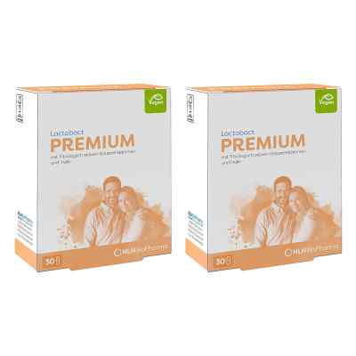Lactobact PREMIUM Darm-Probiotikum mit Inulin Kapseln 2x30 stk von HLH BioPharma GmbH PZN 08106230