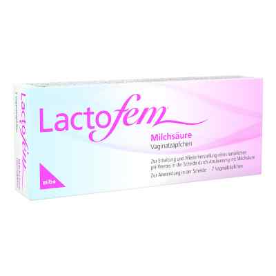 Lactofem Milchsäure Vaginalzäpfchen