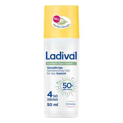 Ladival Gerötete Haut Getönt Sonnenschutz-Gel Gesicht LSF 50+  50 ml von STADA Consumer Health Deutschland GmbH PZN 19742862