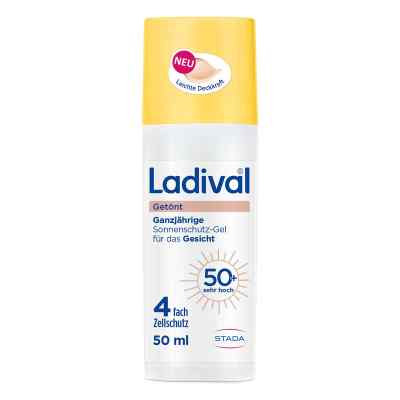 Ladival Sonnenschutz-Gel Gesicht Getönt LSF 50+ 50 ml von STADA Consumer Health Deutschland GmbH PZN 19742916