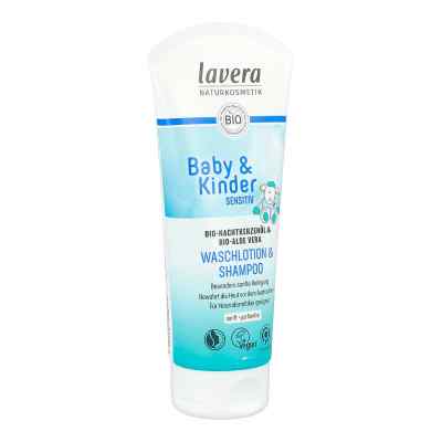 Lavera Baby & Kinder Sensitiv Waschlotion & Shamp. 200 ml von LAVERANA GMBH & Co. KG PZN 17941161