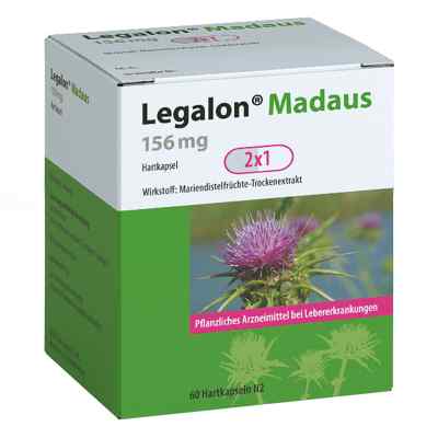 Legalon Madaus 156 mg Hartkapseln 60 stk von MEDA Pharma GmbH & Co.KG PZN 11548178