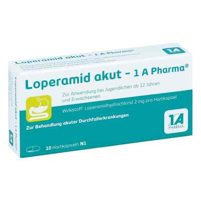 Loperamid akut-1A Pharma 10 stk von 1 A Pharma GmbH PZN 01338066