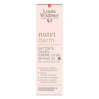 Louis Widmer nutriderm Getönte Tagescreme UV 20 - Bronze 02 