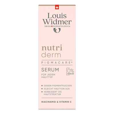 Louis Widmer nutriderm Pigmacare® Serum unparfümiert 30 ml von LOUIS WIDMER GmbH PZN 19337713