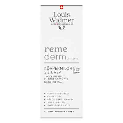 Louis Widmer remederm Körpermilch 5% Urea unparfümiert