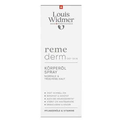 Louis Widmer remederm Körperöl Spray unparfümiert