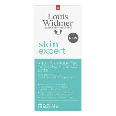 Louis Widmer skinexpert Anti-Rötungen Tagesemulsion UV 30 o.p 50 ml von LOUIS WIDMER GmbH PZN 19146901