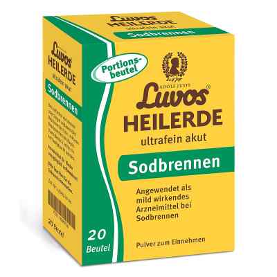 Luvos Heilerde Ultrafein Akut Sodbrennen Pulv.btl. 20X6.5 g von Heilerde-Gesellschaft Luvos Just GmbH & Co. KG PZN 18380730
