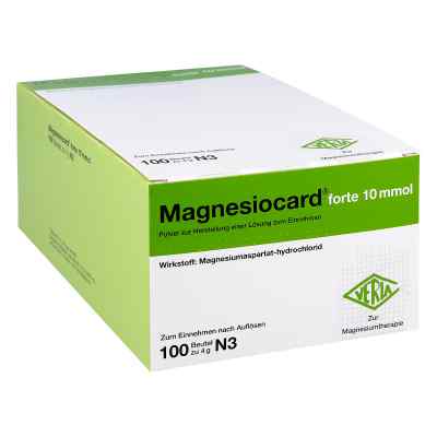 Magnesiocard forte 10 mmol Pulver 100 stk von Verla-Pharm Arzneimittel GmbH &  PZN 04636278