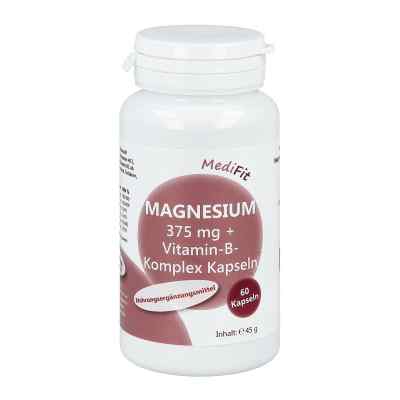 Magnesium 375 mg+Vitamin B-komplex Kapseln 60 stk von ApoFit Arzneimittelvertrieb GmbH PZN 11668468