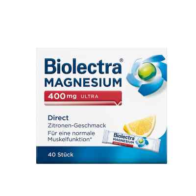 Magnesium Biolectra 400 mg ultra Direct Zitrone 40 stk von HERMES Arzneimittel GmbH PZN 10252168