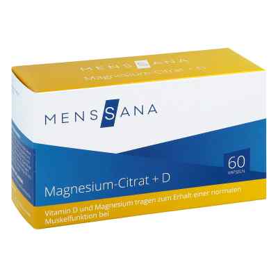 Magnesiumcitrat+d Menssana Kapseln 60 stk von MensSana AG PZN 11161628