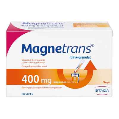 Magnetrans 400mg Magnesium Trink-Granulat 50X5.5 g von NUTRILO GMBH PZN 16314953