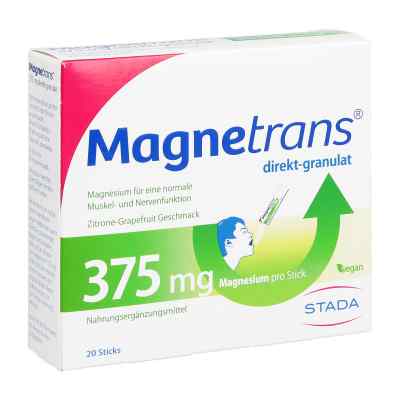 Magnetrans direkt 375mg Magnesium Granulat 20 stk von STADA Consumer Health Deutschlan PZN 07758289