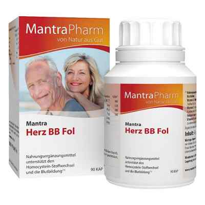 Mantra Herz Bb Fol mit Rotweinpulver Kapseln 90 stk von MantraPharm OHG PZN 03913994