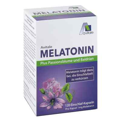 Melatonin+Passionsblume+Baldrian Kapseln