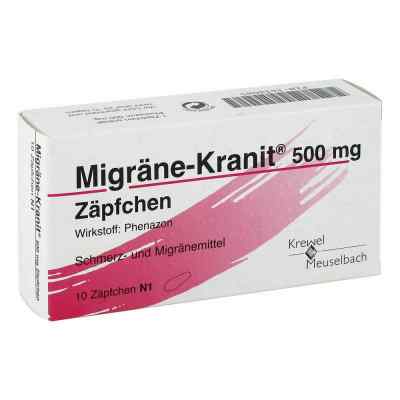 Migräne-Kranit 500mg Zäpfchen