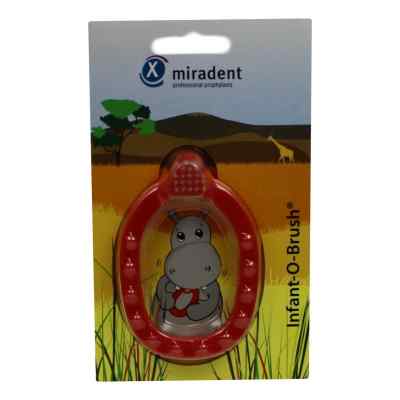 MIRADENT Kinder-Lernzahnbürste Infant-O-Brush rot
