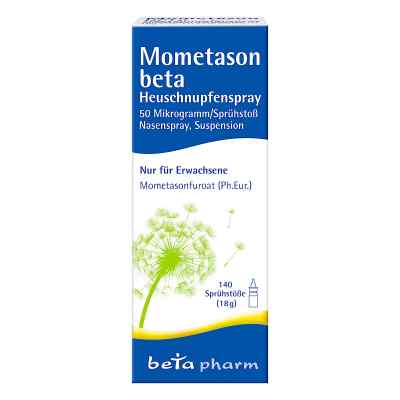 Mometason beta Heuschnupfenspray 50[my]g/sp.140 Sp 18 g von betapharm Arzneimittel GmbH PZN 14374141