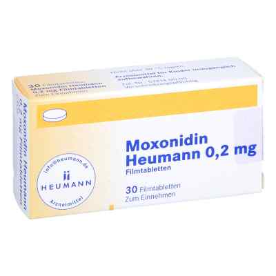 Moxonidin Heumann 0,2 mg Filmtabletten 30 stk von HEUMANN PHARMA GmbH & Co. Generi PZN 00237222