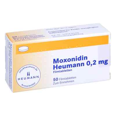 Moxonidin Heumann 0,2 mg Filmtabletten 50 stk von HEUMANN PHARMA GmbH & Co. Generi PZN 00237943