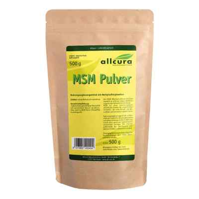 Msm Pulver Methylsulfonylmethan 500 g von allcura Naturheilmittel GmbH PZN 18391478