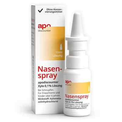 Nasenpray mit Xylometazolin 0,1 % von apodiscounter