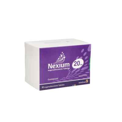 Nexium 20 mg magensaftresistente Tabletten 90 stk von EurimPharm Arzneimittel GmbH PZN 07789083