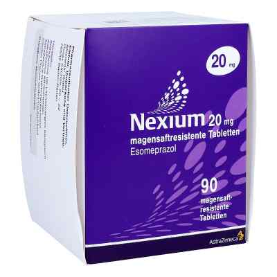 Nexium 20 mg magensaftresistente Tabletten 90 stk von Allomedic GmbH PZN 12599924