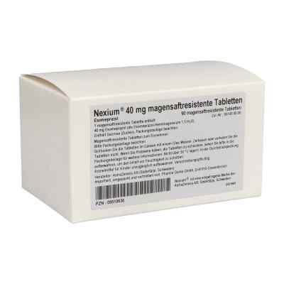 Nexium 40mg 90 stk von Pharma Gerke Arzneimittelvertrie PZN 09510636