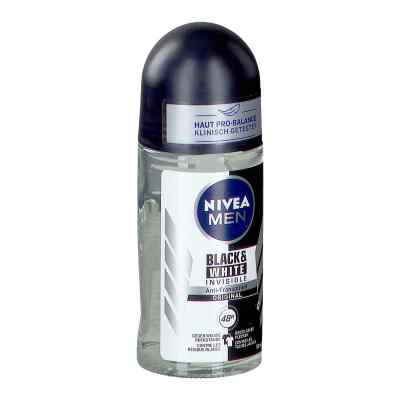 Nivea Men Deo Roll-on invisible black & white 50 ml von Beiersdorf AG/GB Deutschland Ver PZN 11325917