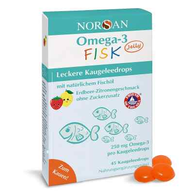 Norsan Omega-3 Fisk Jelly für Kinder Dragees