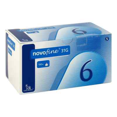 Novofine 6 Kanülen 0,25x6 mm 31 G 100 stk von EurimPharm Arzneimittel GmbH PZN 06567848