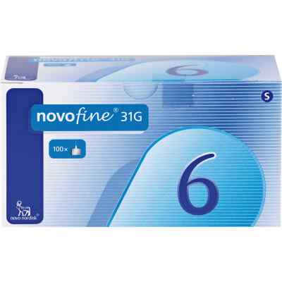 Novofine 6 Kanülen 0,25x6 mm 31 G 100 stk von FD Pharma GmbH PZN 10252286