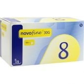 Novofine 8 Kanülen 0,30x8 mm 100 stk von ACA Müller/ADAG Pharma AG PZN 07408566
