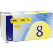 Novofine 8 Kanülen 0,30x8 mm 30 G 100 stk von Pharma Gerke Arzneimittelvertrie PZN 09541312