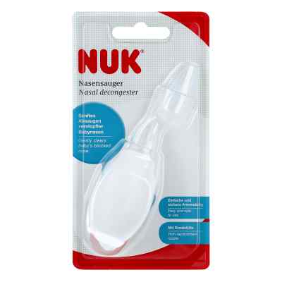 Nuk Nasensauger Größe 1 weiss Krt.