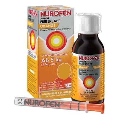 NUROFEN Junior Fieber- u. Schmerzsaft Orange 20 mg/ml Ibuprofen 100 ml von Reckitt Benckiser Deutschland Gm PZN 16205690
