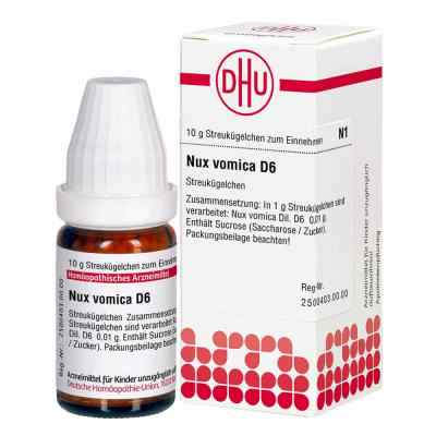 Nux Vomica D6 Globuli 10 g von DHU-Arzneimittel GmbH & Co. KG PZN 01780856