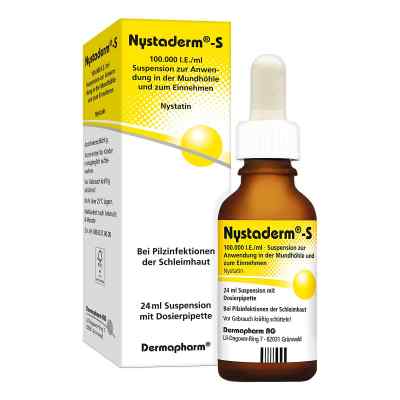 Nystaderm S Suspension 24 ml von DERMAPHARM AG PZN 03936713