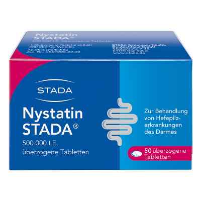 Nystatin STADA 500.000 I.E. überzogene Tabletten bei Pilzerkrank 50 stk von STADA Consumer Health Deutschlan PZN 00892369
