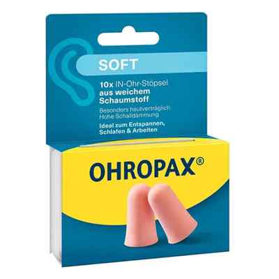 Ohropax Soft Schaumstoff In-Ohr Stöpsel 10 stk von OHROPAX GmbH PZN 19412679