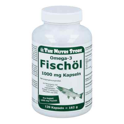Omega 3 Fischöl 1000 mg Kapseln 120 stk von Hirundo Products PZN 01159435